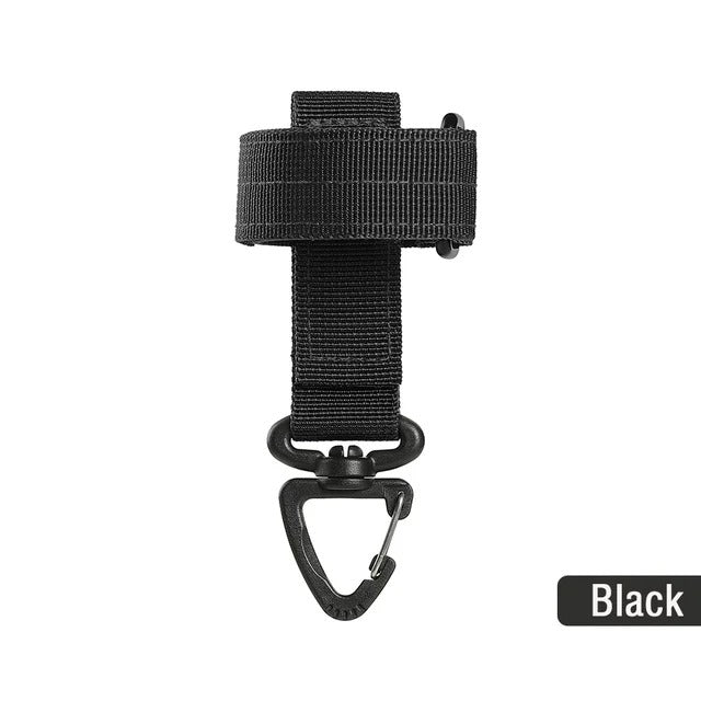 Multi-Purpose Nylon Tactical Gloves Hook | Safety Clip with Buckle for Work, Climbing, Hiking & Camping - The EDC Outpost