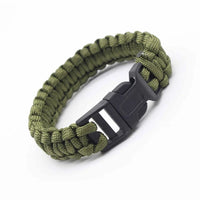 23cm/9in Seven Core Paracord Survival Bracelet – Outdoor Emergency Escape Camping Tool with Plaited Rope Design - The EDC Outpost