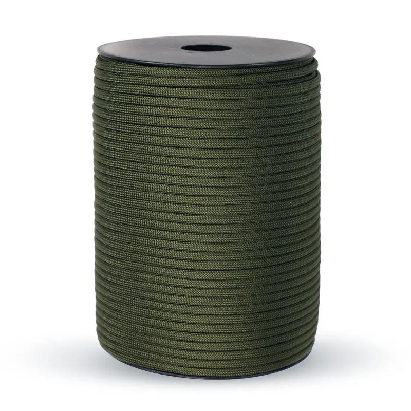100M 550 Military Standard 9-Core Paracord Rope – Survival &amp; Outdoor Essential - The EDC Outpost