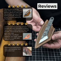 Marking Knife Kiridashi with leather sheath, 4 cm (1.57 inches)