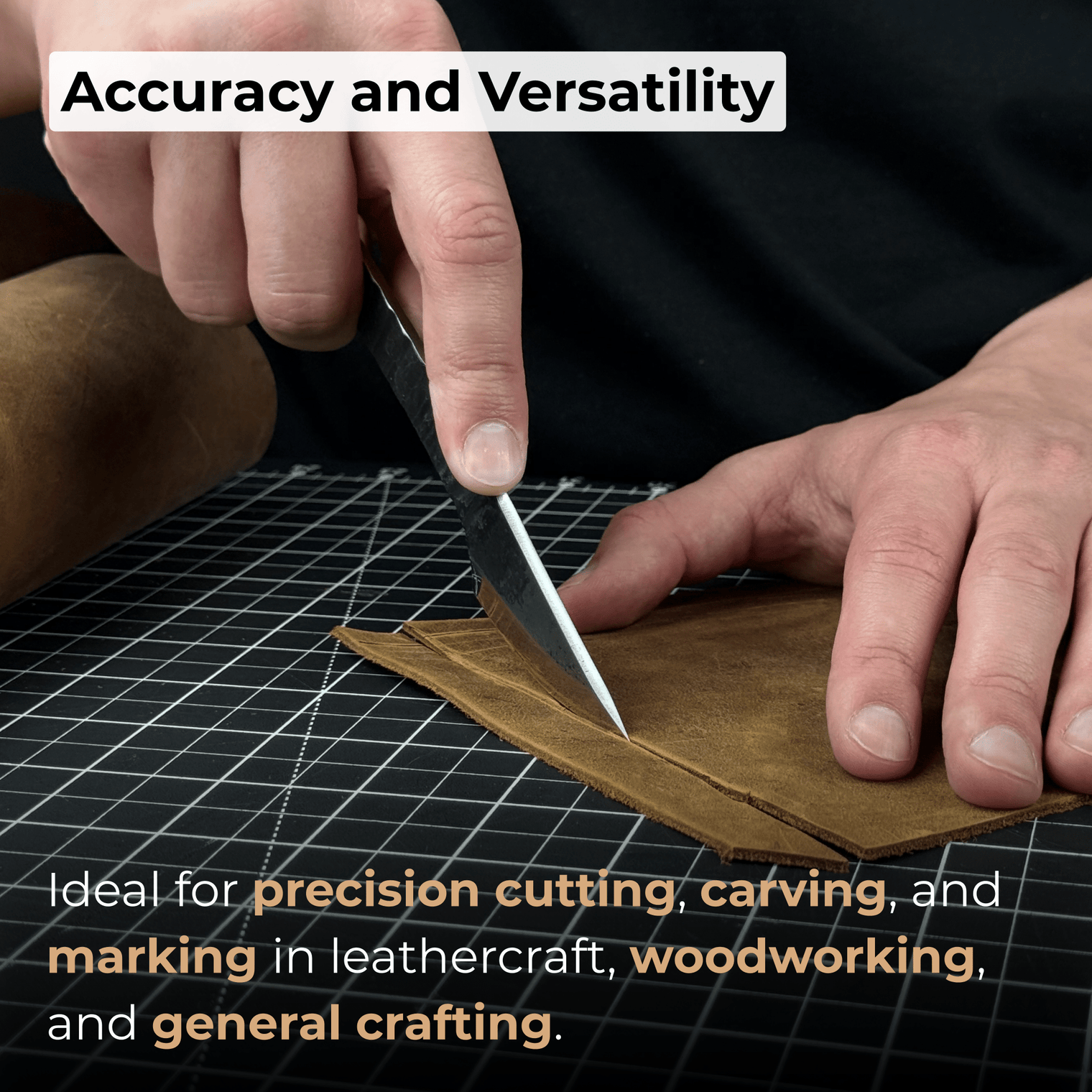 Marking Knife Kiridashi with Rounded Blade, 5,5 cm (2.17 inches)