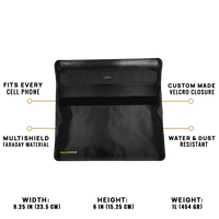 Premium Mobile Phone Faraday Bag | EMP & Signal Blocking Pouch