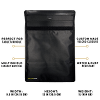 Premium Tablet Faraday Bag | Signal Blocking Pouch for 10" Tablets & iPads