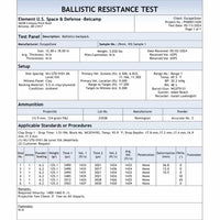 NIJ IIIa Ballistic Faraday Backpack - Black | EMF Shielding & Bullet Resistant