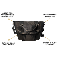 Women's Faraday Handbag - Small | RFID Blocking Purse with Signal Shield Pocket