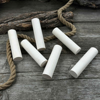 Set of 6 Round Linden Wood Carving Blanks