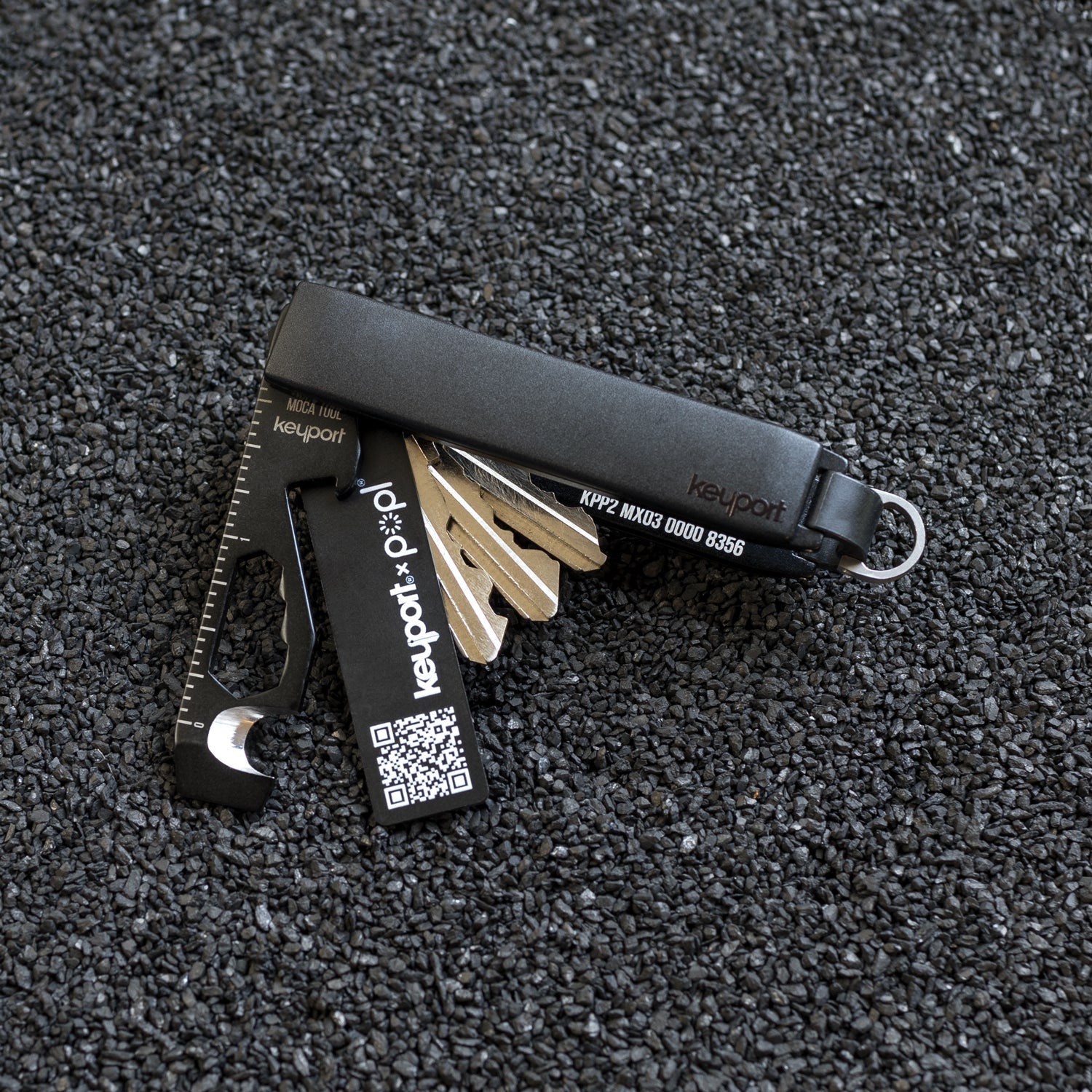 Keyport Pivot 2.0 Blackout Kit | Tactical EDC Key Organizer System - Black